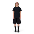 BLACK SHORTS + T-SHIRT SET
